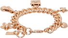 Marc Jacobs Rose Gold 'The Mini Icon Charm' Bracelet