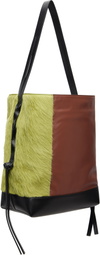 Marni Brown & Green Leather Pod 2.0 Small Bag