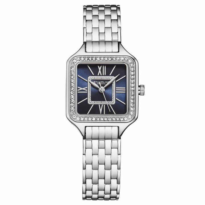 Photo: Stuhrling Original Symphony Quartz Blue Dial Ladies Watch M17211