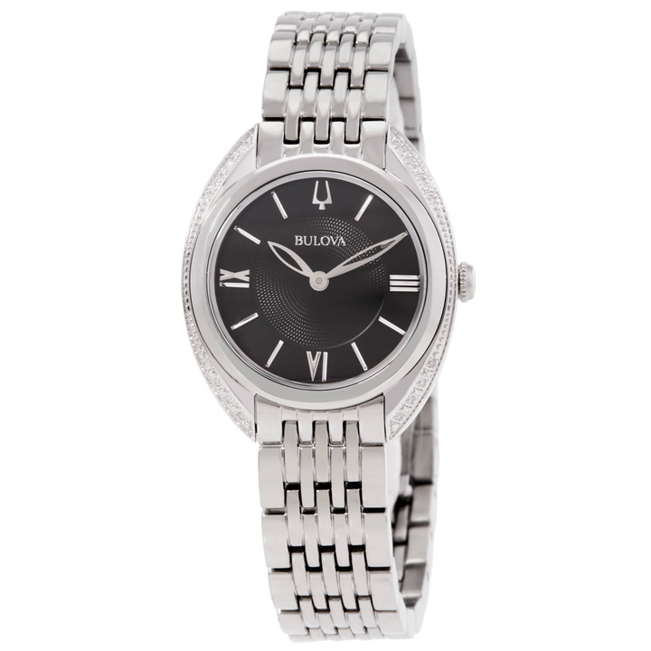 Photo: Bulova Classic Quartz Black Dial Ladies Watch 96R252