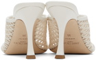 Jimmy Choo Off-White Seher Heeled Sandals