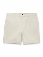 Club Monaco - Baxter Slim-Fit Cotton-Blend Twill Shorts - Neutrals