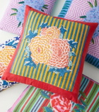 Lisa Corti Arabesque Corolla cotton cushion