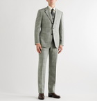 Kingsman - Conrad Slim-Fit Checked Wool Suit Jacket - Blue