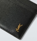 Saint Laurent Cassandre leather card case
