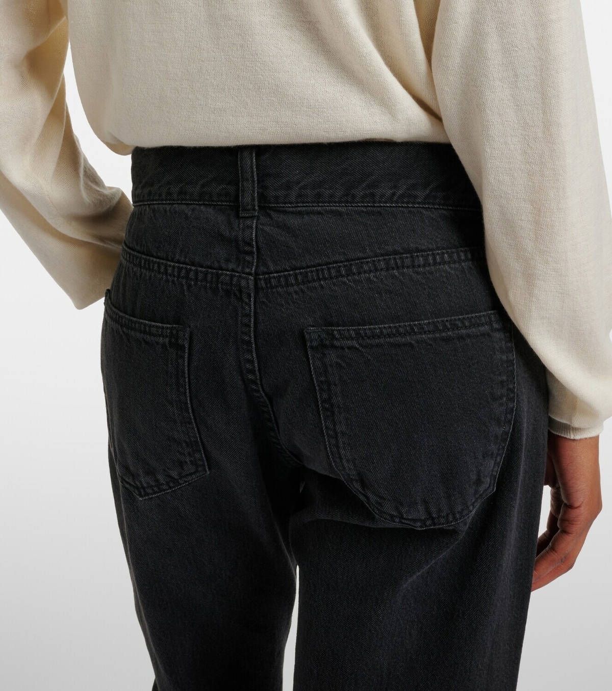 The Row Booker low-rise straight jeans