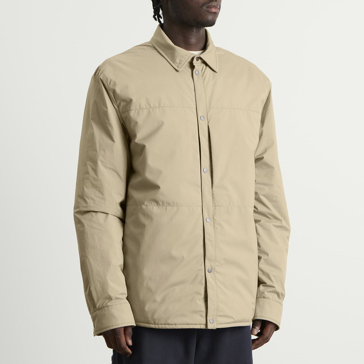 Moncler Men's Revoline Shirt Jacket in Beige