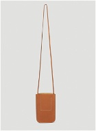 Pocket Necklace Bag in Brown