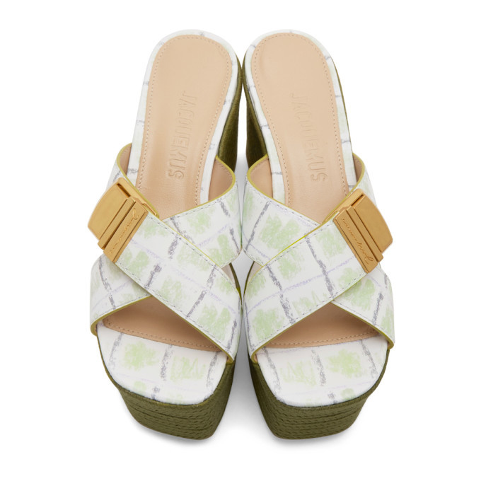 Jacquemus Green Les Sandales Tatanes Sandals Jacquemus