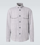 Frescobol Carioca Nuno cotton and linen overshirt
