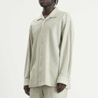 Homme Plissé Issey Miyake Men's Stripe Short in Green 