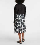 Marni Cotton midi skirt