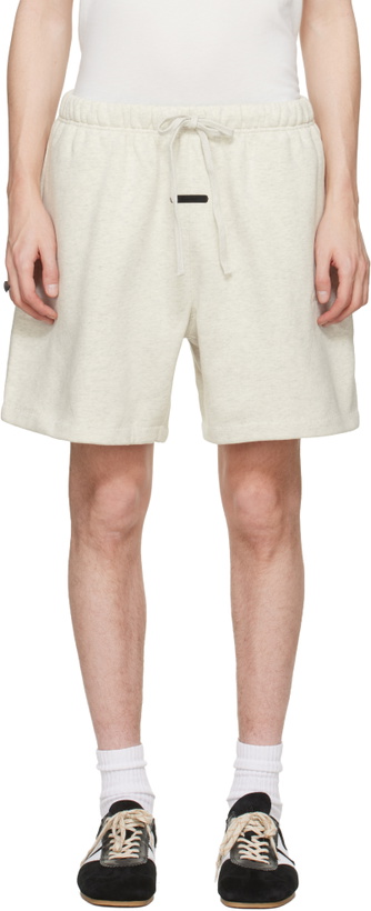 Photo: Fear of God ESSENTIALS Gray Signature Classic Shorts