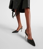 Manolo Blahnik Carolyne 70 leather slingback pumps