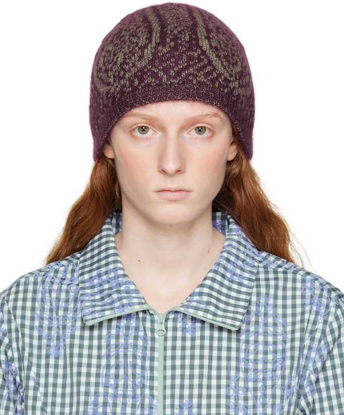 Photo: paria /FARZANEH Burgundy Blackberry Forest Beanie