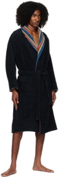 Paul Smith Black Artist Stripe Robe