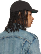 RRL Black Winged-Logo Twill Ball Cap