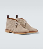 Gucci GG suede desert boots