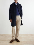 Hartford - Craig Double-Faced Wool-Blend Coat - Blue