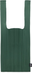 PLEATS PLEASE ISSEY MIYAKE Green June Pleats Shopping Tote