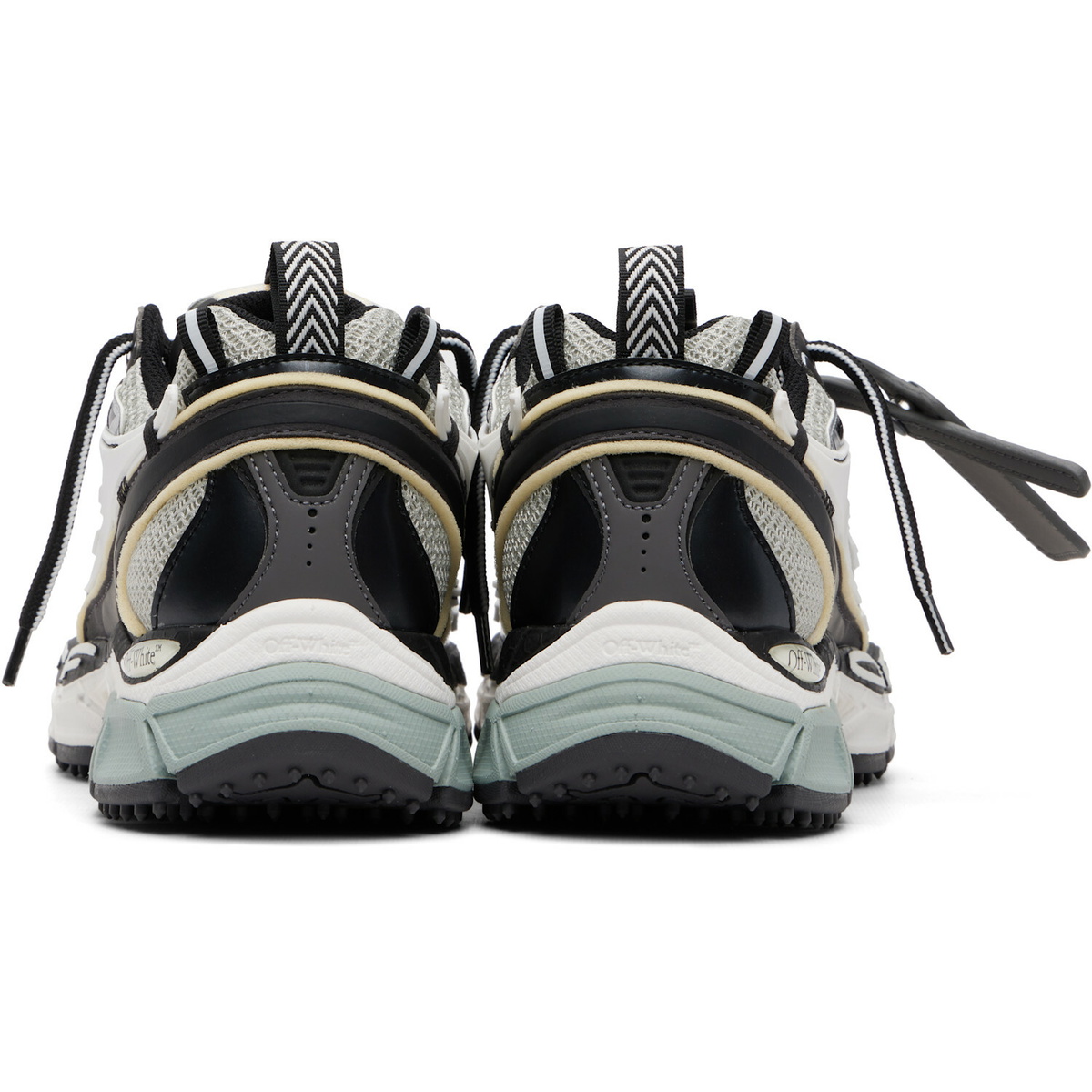 Off-White Gray & Black Be Right Back Sneakers