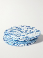 Space Available - LOW Set of Four Marble-Effect Recycled Plastic Coasters