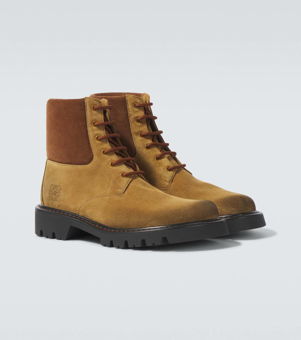 【LOEWE】SEIRRA スエード コンバット ブーツ Loewe Sierra suede combat boots Loewe