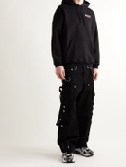 Balenciaga - Raver Wide-Leg Convertible Studded Jeans - Black