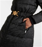 Versace Barocco reversible jacquard down jacket