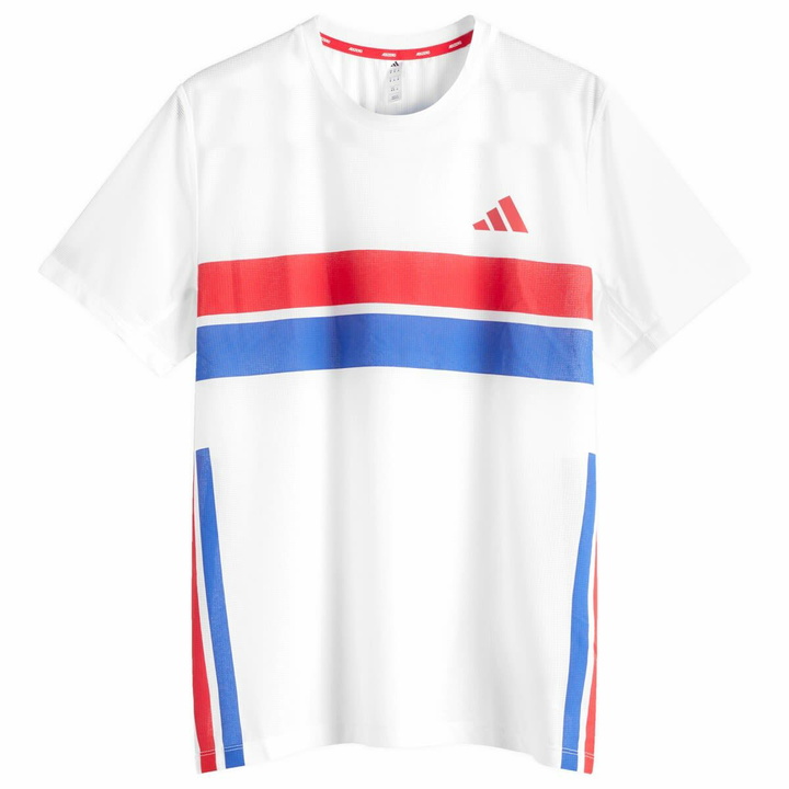 Photo: Adidas Running adidas Adizero Run T-Shirt in White