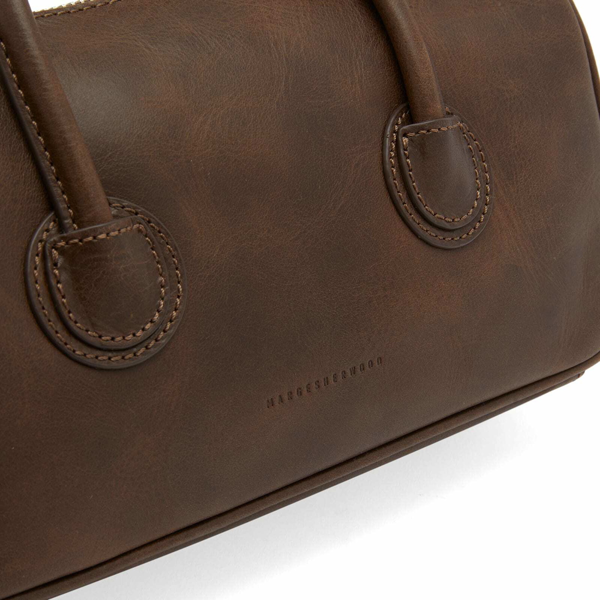 MARGE SHERWOOD Women's Zipper Small Bag in Washed Brown
