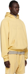 Fear of God ESSENTIALS Yellow Raglan Hoodie