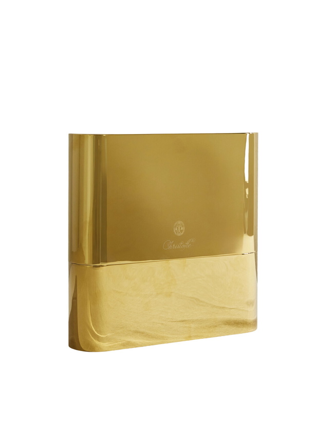 Photo: Christofle - Concorde Vartiations Gold-Tone Stainless Steel Cutlery Case