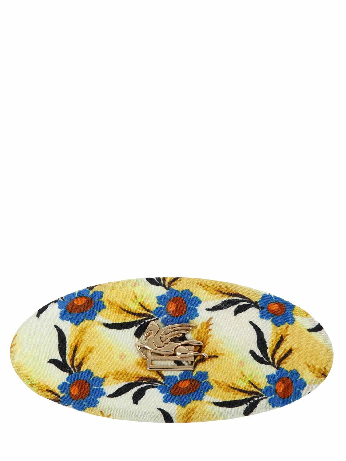 ETRO - Oval Silk Hair Clip Etro