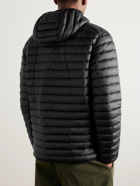 Stone Island - Logo-Appliquéd Quilted Shell Hooded Down Jacket - Black