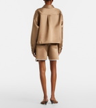 The Frankie Shop Adia satin shorts