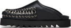 Toga Pulla Black Hoop Detail Slip-on Loafers