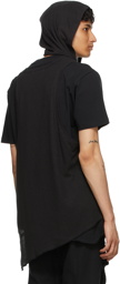Hyein Seo Black Double Layer Hood T-Shirt