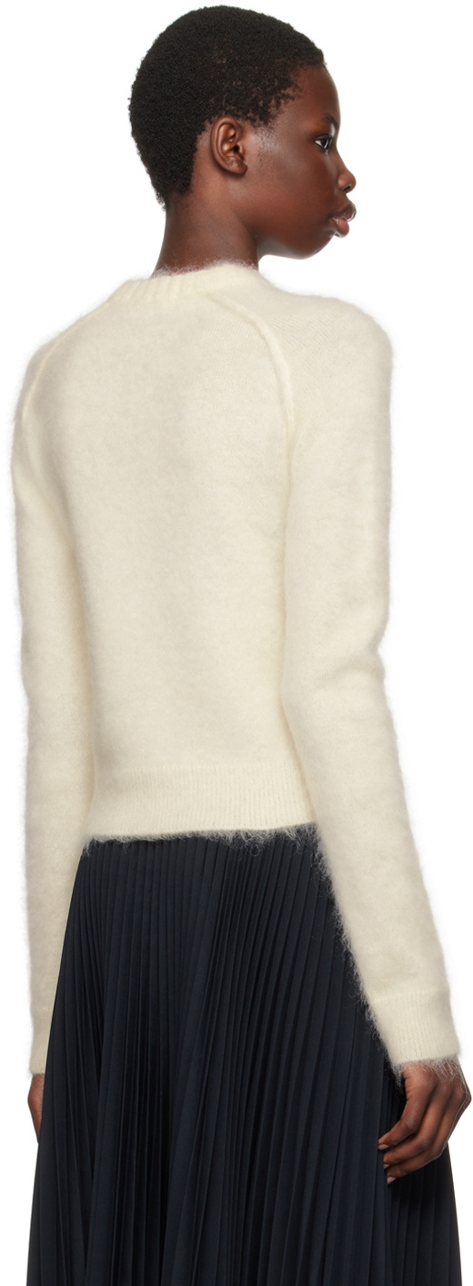 Jil Sander Off-White Crewneck Sweater