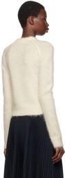 Jil Sander Off-White Crewneck Sweater