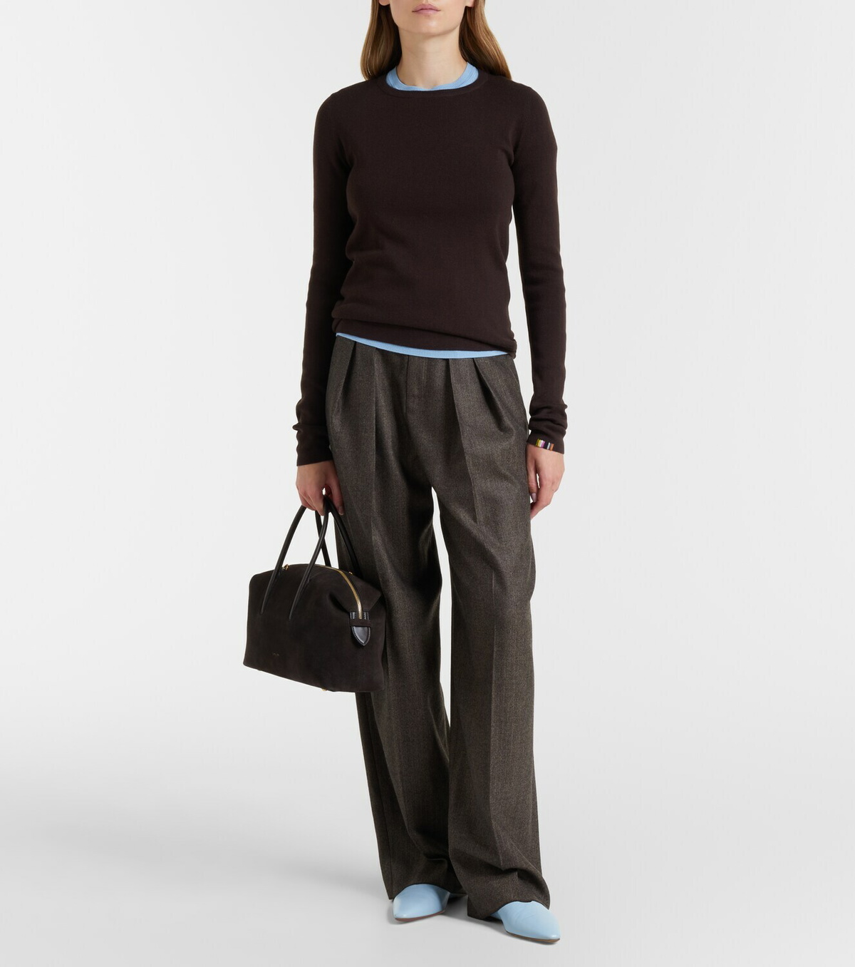 Extreme Cashmere N°392 Eel cotton and cashmere top