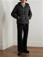 Moncler - Hadar Quilted Shell Hooded Down Jacket - Black