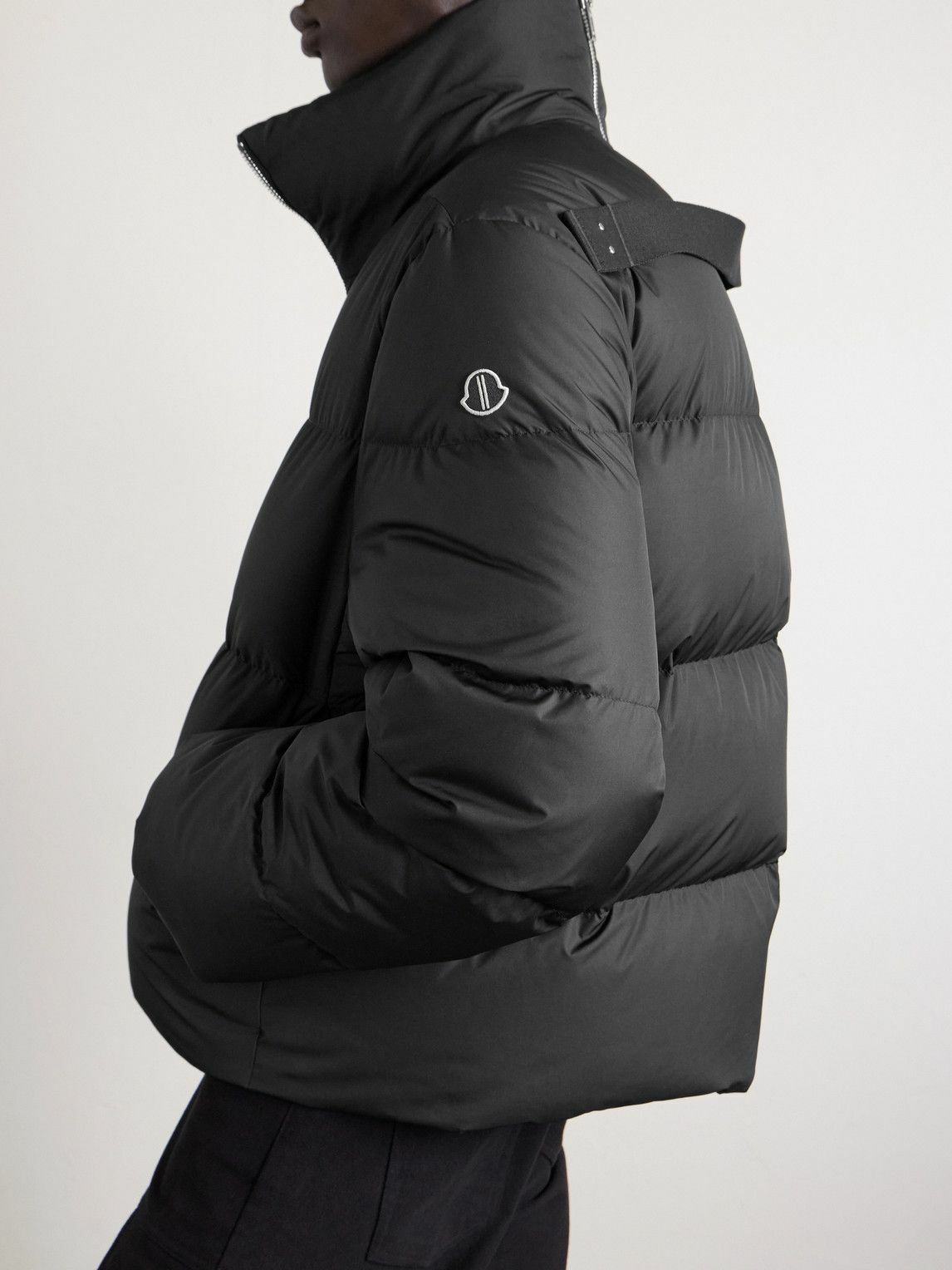 Rick Owens - Moncler Quilted Shell Down Jacket - Black