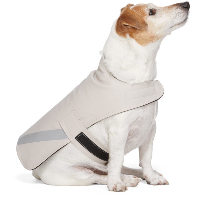 Photo: Stutterheim SSENSE Exclusive Beige PVC Lightweight Dog Raincoat