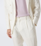 Canali Linen and silk slim pants