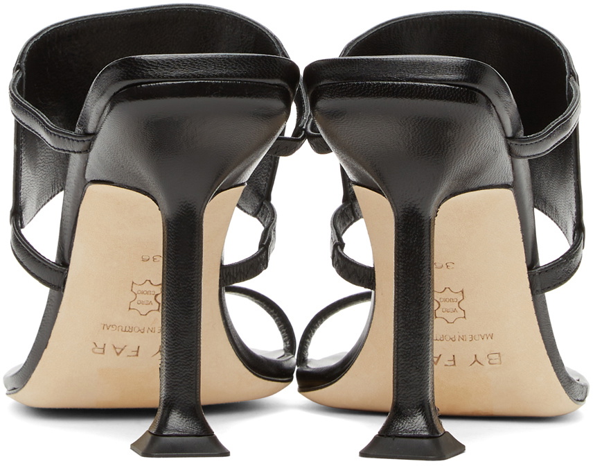 BY FAR Black Gigi Heeled Sandals