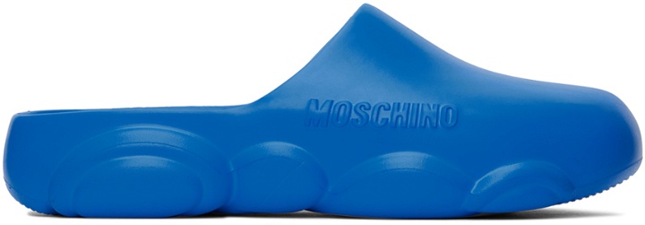 Photo: Moschino Blue Gummy Bear Mules