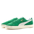 Puma Men's Clyde OG Sneakers in Verdant Green/White