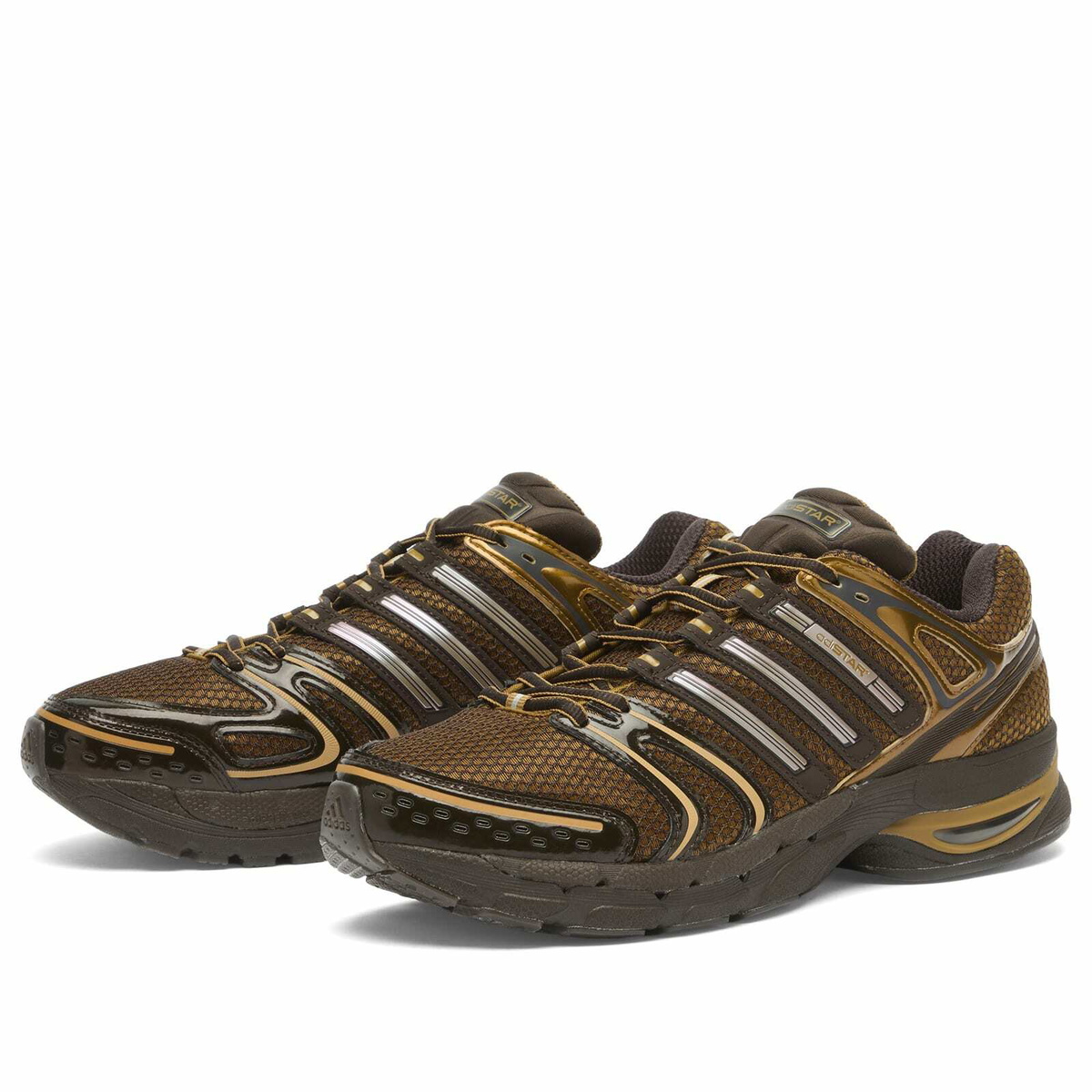 Adidas Men's Adistar Control 5 Sneaker in Bronze Strata/Aurora Coffee/Dark Brown