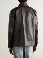 Our Legacy - Welding Leather Shirt - Brown